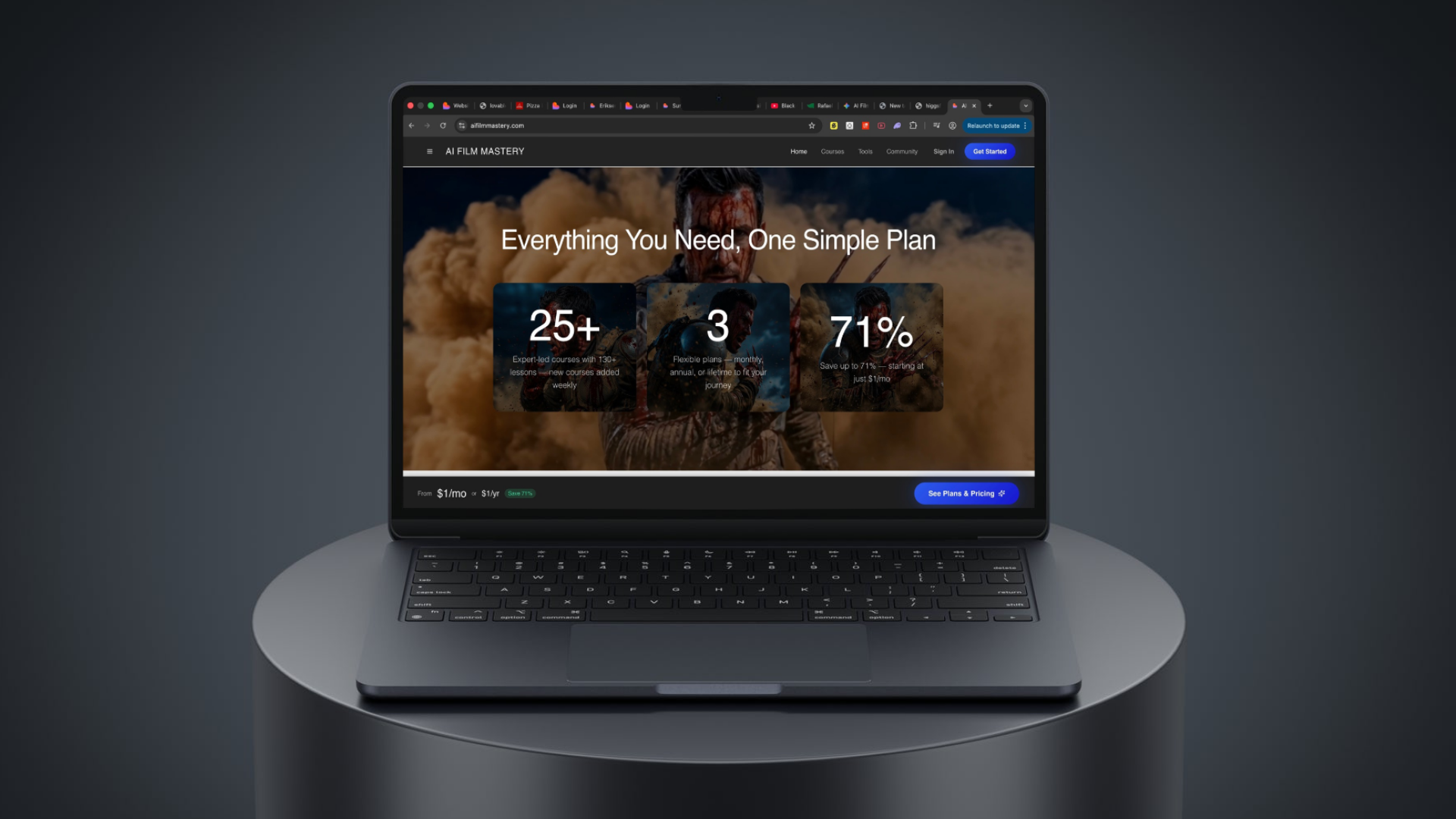 AI Film Mastery — pricing and stats