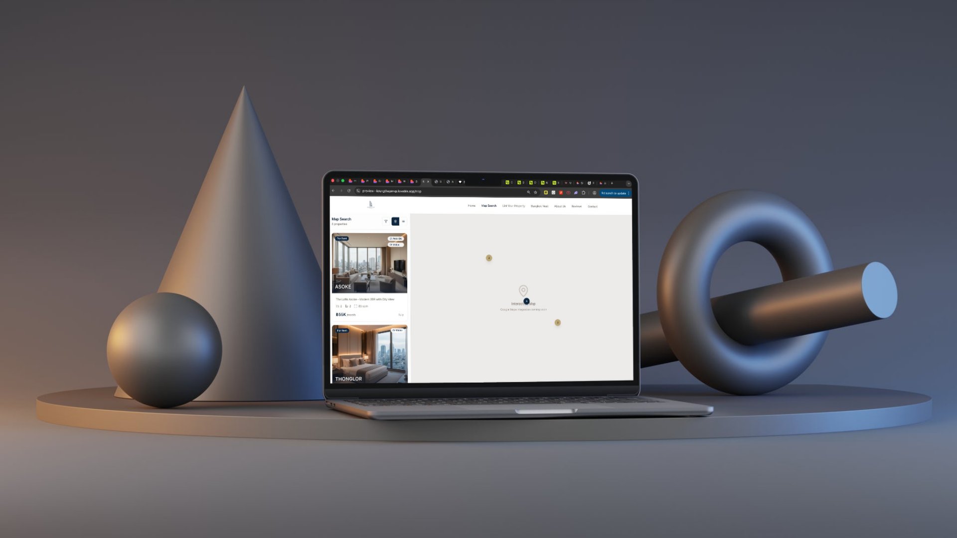 Bangkok Nest — interactive map search